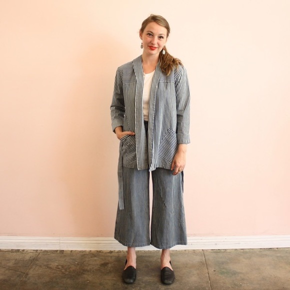 Loup - 2 Piece Set - Striped Tokyo Jacket / Pants - Picture 2 of 12